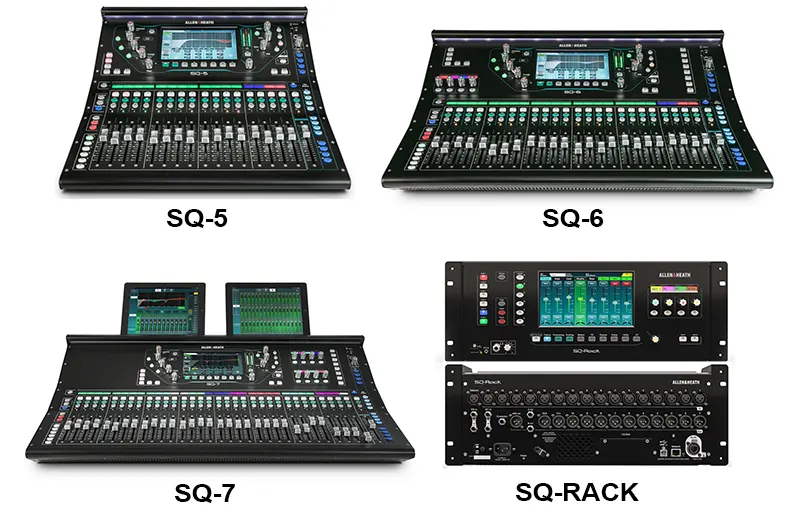 Allen & Heath SQ Series Mixers