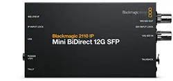 Blackmagic 2110 IP Mini BiDirect 12G SFP Converter