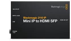 Blackmagic Mini IP to HDMI SFP Converter