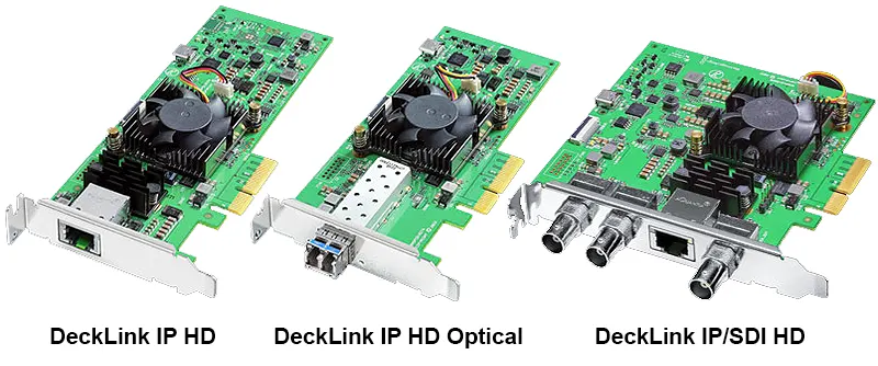 Decklink IP Cards